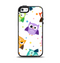 The Cartoon Emotional Owls with Polkadots Apple iPhone 5-5s Otterbox Symmetry Case Skin Set