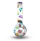 The Cartoon Emotional Owls with Polkadots Skin for the Beats by Dre Mixr Headphones