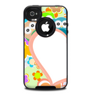 The Cartoon Owls with Big Heart Skin for the iPhone 4-4s OtterBox Commuter Case