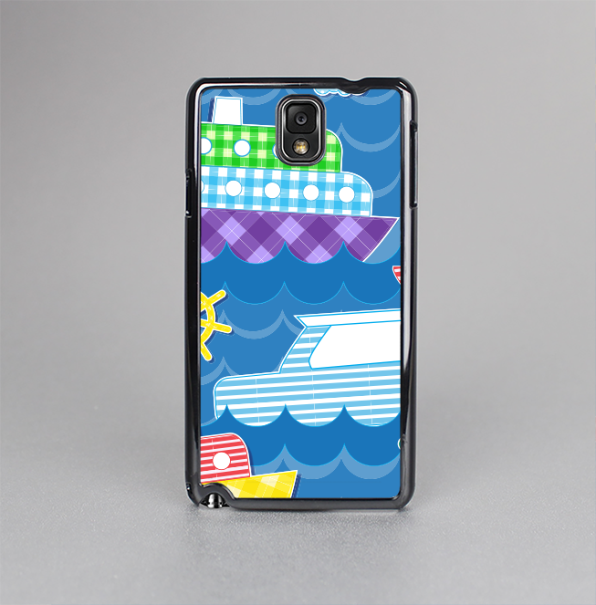 The Cartoon Ships and Submarines Skin-Sert Case for the Samsung Galaxy Note 3