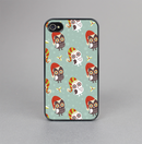 The Cartoon Snowy Colored Owls Skin-Sert for the Apple iPhone 4-4s Skin-Sert Case