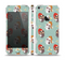 The Cartoon Snowy Colored Owls Skin Set for the Apple iPhone 5