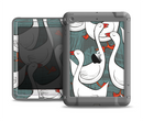 The Cartoon White Geese Apple iPad Air LifeProof Fre Case Skin Set