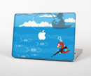 The Cartoon Worm with Machine Gun Irony Skin for the Apple MacBook Pro 13"  (A1278)