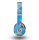 The Cartoon Worm with Machine Gun Irony Skin for the Beats by Dre Original Solo-Solo HD Headphones
