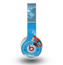 The Cartoon Worm with Machine Gun Irony Skin for the Original Beats by Dre Wireless Headphones