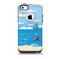 The Cartoon Worm with Machine Gun Irony Skin for the iPhone 5c OtterBox Commuter Case
