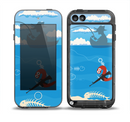 The Cartoon Worm with Machine Gun Irony Skin for the iPod Touch 5th Generation frē LifeProof Case