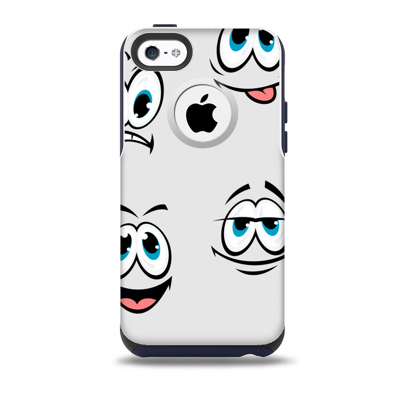 The Cartoon eyes Skin for the iPhone 5c OtterBox Commuter Case