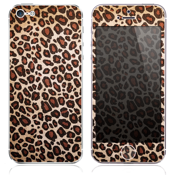 The Cheetah Animal Print V5 Skin for the iPhone 3, 4-4s, 5-5s or 5c