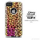 The Cheetah Print Abstract V3 Skin For The iPhone 4-4s or 5-5s Otterbox Commuter Case