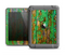 The Chipped Bright Green Wood Apple iPad Air LifeProof Fre Case Skin Set
