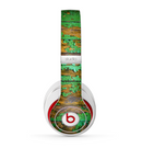 The Chipped Bright Green Wood Skin for the Beats by Dre Studio (2013+ Version) Headphones