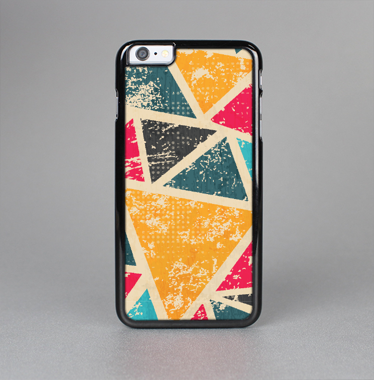 The Chipped Colorful Retro Triangles Skin-Sert Case for the Apple iPhone 6 Plus