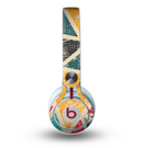 The Chipped Colorful Retro Triangles Skin for the Beats by Dre Mixr Headphones
