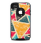The Chipped Colorful Retro Triangles Skin for the iPhone 4-4s OtterBox Commuter Case