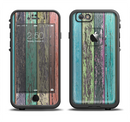 The Chipped Pastel Paint on Wood Apple iPhone 6/6s Plus LifeProof Fre Case Skin Set