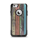 The Chipped Pastel Paint on Wood Apple iPhone 6 Otterbox Commuter Case Skin Set