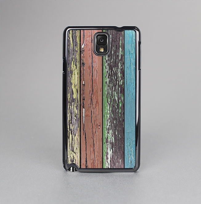 The Chipped Pastel Paint on Wood Skin-Sert Case for the Samsung Galaxy Note 3