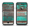 The Chipped Teal Paint On Wood Apple iPhone 6/6s LifeProof Fre Case Skin Set