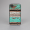 The Chipped Teal Paint On Wood Skin-Sert for the Apple iPhone 4-4s Skin-Sert Case