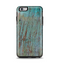 The Chipped Teal Paint on Aged Wood Apple iPhone 6 Plus Otterbox Symmetry Case Skin Set