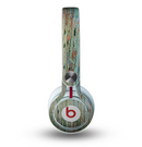 The Chipped Teal Paint on Aged Wood Skin for the Beats by Dre Mixr Headphones
