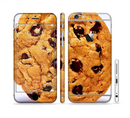 The Chocolate Chip Cookie Sectioned Skin Series for the Apple iPhone 6s Plus