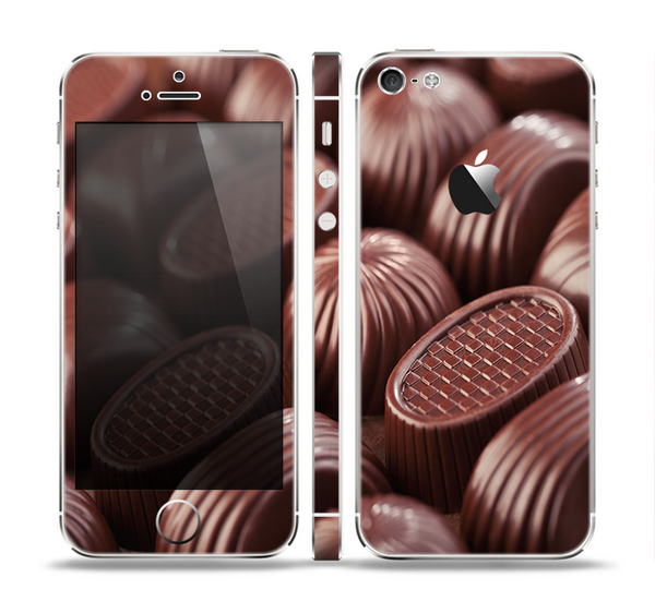 The Chocolate Delish Skin Set for the Apple iPhone 5