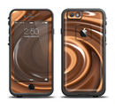 The Chocolate and Carmel Swirl Apple iPhone 6/6s LifeProof Fre Case Skin Set