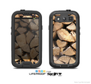 The Chopped Wood Logs Skin For The Samsung Galaxy S3 LifeProof Case