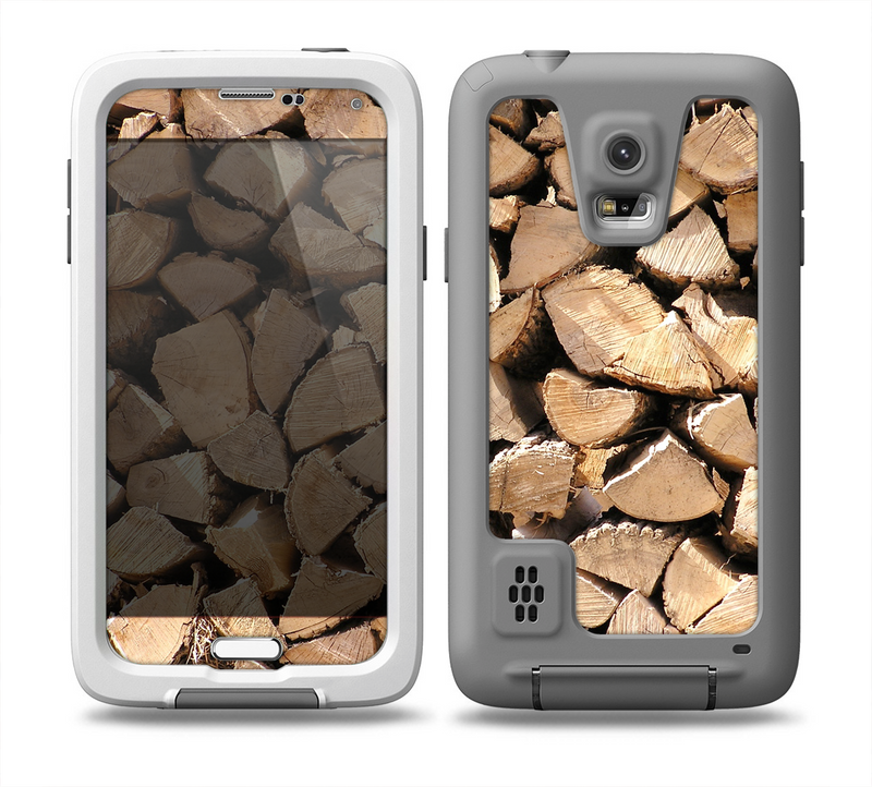 The Chopped Wood Logs Skin for the Samsung Galaxy S5 frē LifeProof Case