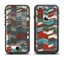 The Choppy 3d Red & Green Zigzag Pattern Apple iPhone 6/6s LifeProof Fre Case Skin Set