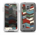 The Choppy 3d Red & Green Zigzag Pattern Skin Samsung Galaxy S5 frē LifeProof Case