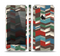 The Choppy 3d Red & Green Zigzag Pattern Skin Set for the Apple iPhone 5