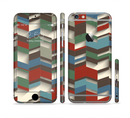 The Choppy 3d Red & Green Zigzag Pattern Sectioned Skin Series for the Apple iPhone 6s