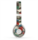The Choppy 3d Red & Green Zigzag Pattern Skin for the Beats by Dre Solo 2 Headphones