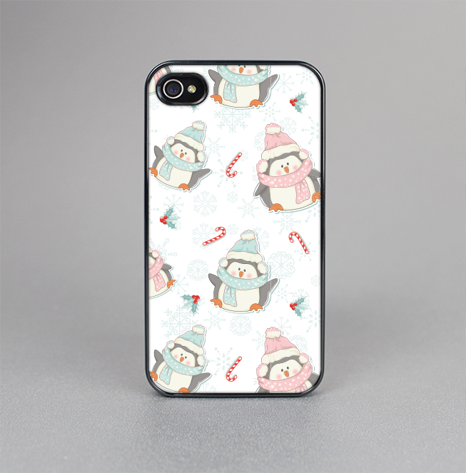 The Christmas Suited Fat Penguins Skin-Sert for the Apple iPhone 4-4s Skin-Sert Case