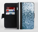 The Circle Pattern Silver Sequence Ink-Fuzed Leather Folding Wallet Credit-Card Case for the Apple iPhone 6/6s, 6/6s Plus, 5/5s and 5c