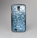 The Circle Pattern Silver Sequence Skin-Sert Case for the Samsung Galaxy S4