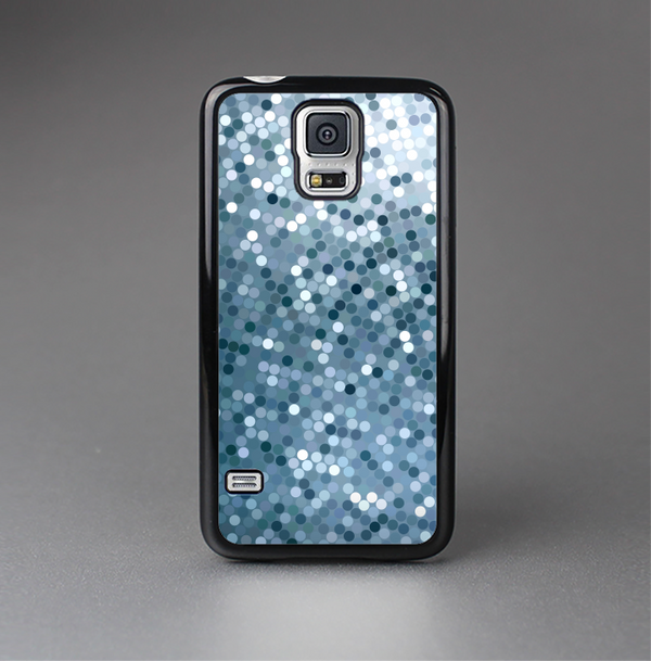 The Circle Pattern Silver Sequence Skin-Sert Case for the Samsung Galaxy S5