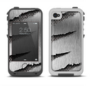 The Clawed Metal Sheet Apple iPhone 4-4s LifeProof Fre Case Skin Set