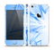 The Clear Blue HD Triangles Skin Set for the Apple iPhone 5