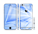 The Clear Blue HD Triangles Sectioned Skin Series for the Apple iPhone 6s Plus