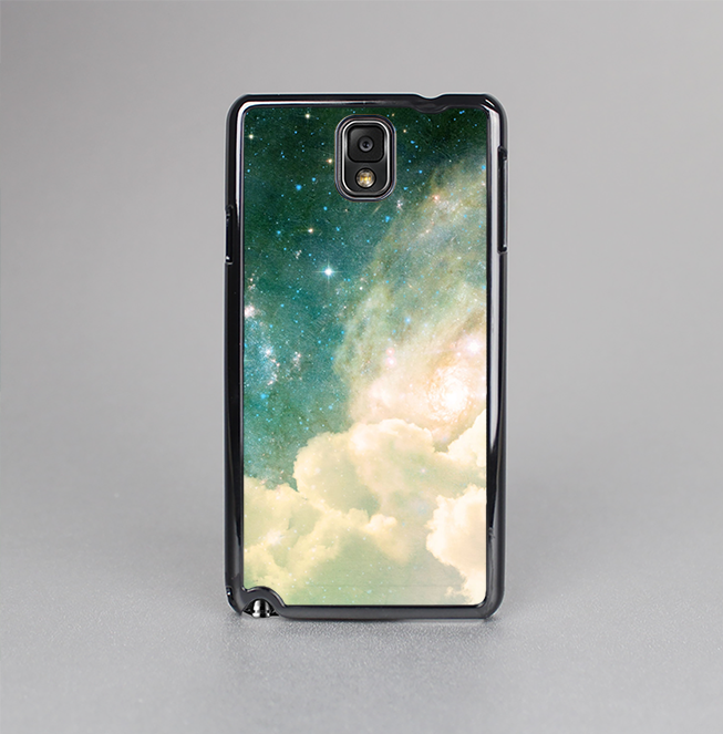 The Cloudy Abstract Green Nebula Skin-Sert Case for the Samsung Galaxy Note 3