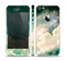 The Cloudy Abstract Green Nebula Skin Set for the Apple iPhone 5