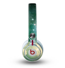 The Cloudy Abstract Green Nebula Skin for the Beats by Dre Mixr Headphones