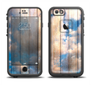 The Cloudy Wood Planks Apple iPhone 6/6s LifeProof Fre Case Skin Set
