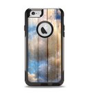 The Cloudy Wood Planks Apple iPhone 6 Otterbox Commuter Case Skin Set