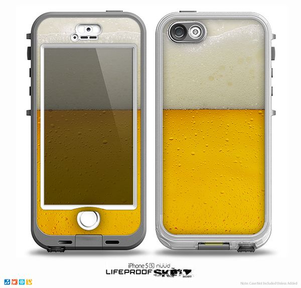 The Cold Beer Skin for the iPhone 5-5s NUUD LifeProof Case